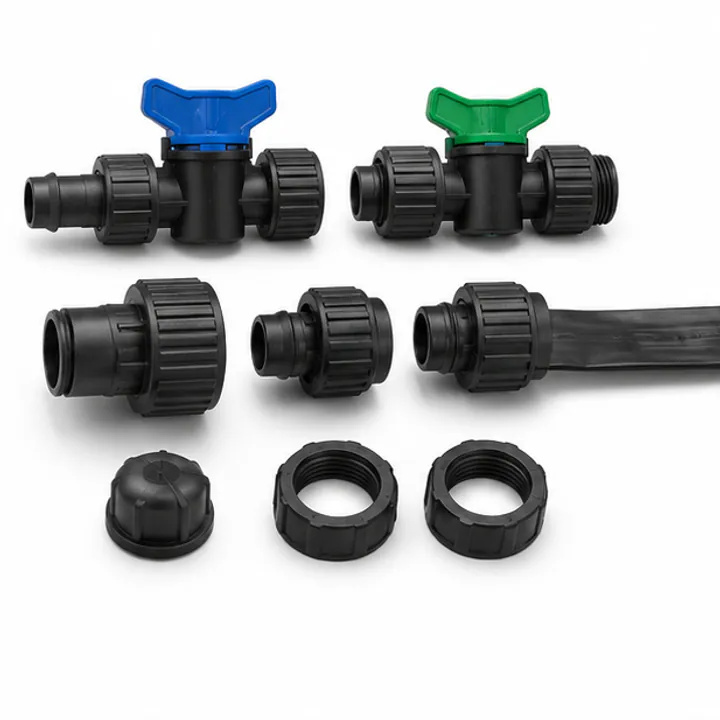 Conexões para Fita Gotejadora 16 mm em fundo claro