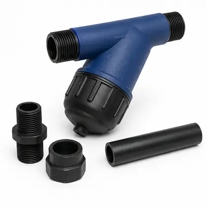 Filtro de Tela 120 Mesh para Irrigação visto de outro ângulo