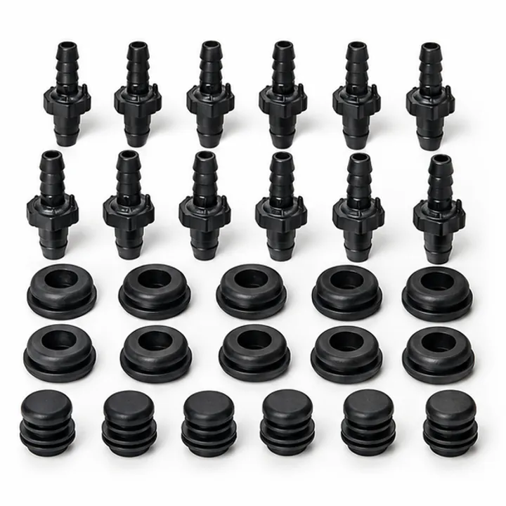 Kit Inicial e Final para Irrigação 16 mm em fundo claro