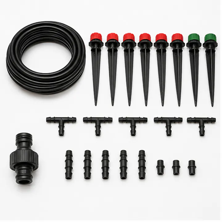 Kit de Irrigação para Vasos em fundo claro