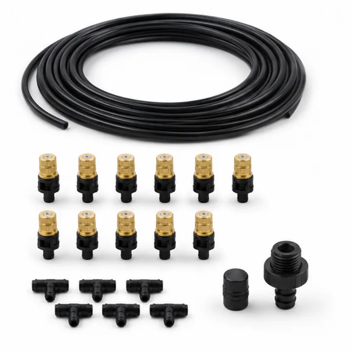 Kit de Nebulização com 10 Bicos em fundo claro