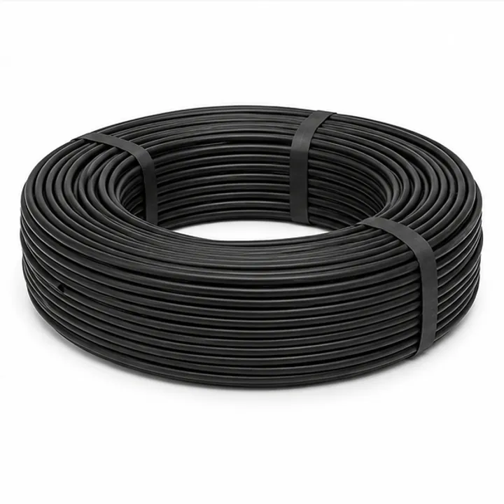 Microtubo PELBD 4 × 6 mm em fundo claro