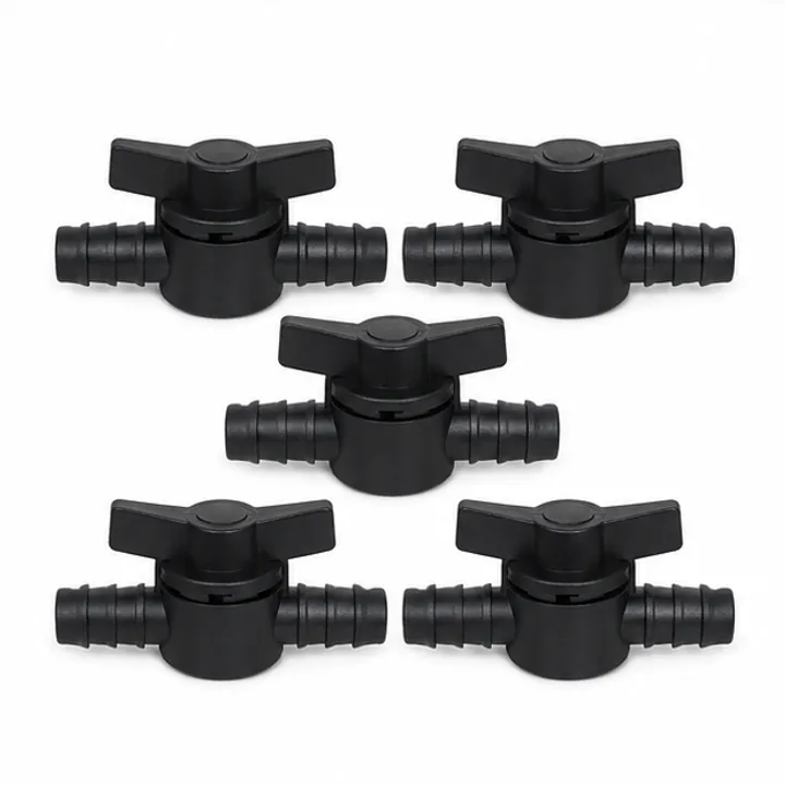 Kit com Registros para Irrigação 16 mm em fundo claro